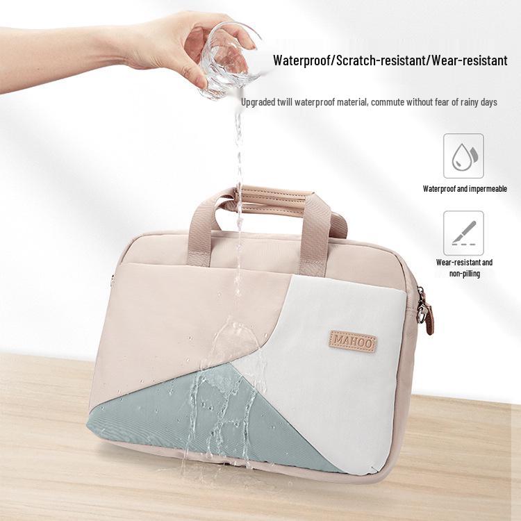 Сумка для ноутбука в стиле Color Block для 13-15,6-дюймовых Apple, Huawei и MacBook – Женская сумка для ноутбука