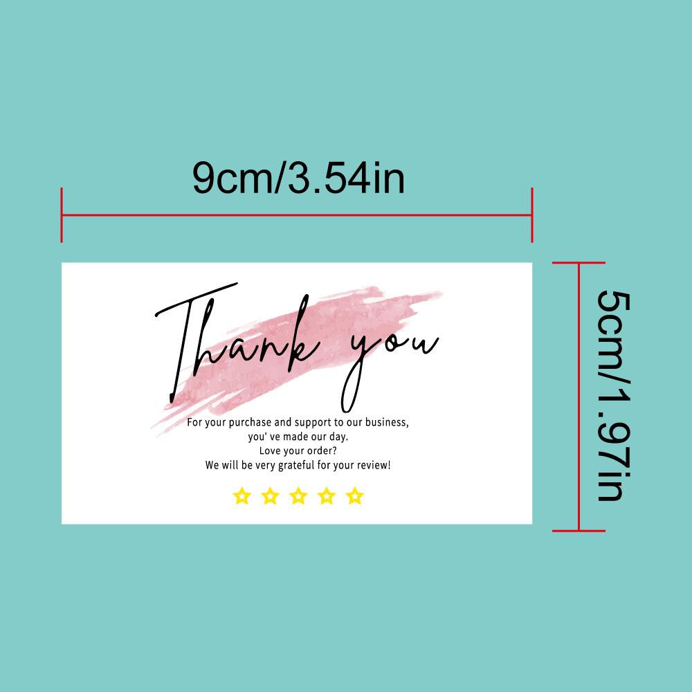 50 Cards/pack, Greeting Cards, Thank You Cards, Paper Cards, Thank You for Your Order, Thank You Cards, Small Businesses, Thank You Cards