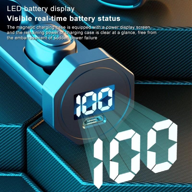 Bluetooth V5.0 Наушники True Stereo Earbuds Беспроводные наушники Водонепроницаемая спортивная гарнитура