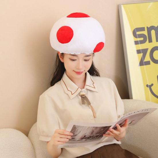 Грибная шляпа для мужчин, женщин, детей, головной убор, уникальный мягкий головной убор, аксессуар для костюма, реквизит для костюмированной вечеринки