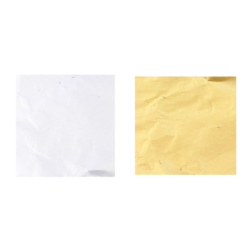 100 шт. Бумага для конфет Алюминиевая фольга Бумага для конфет Шоколадная обертка Золотая бумага