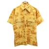 70s Vintage Overall Handle Short Sleeve Pullover Aloha Shirt HAWAII Men's Used