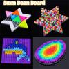 Высококачественный инструмент для Hama Beads 5 мм, доска с штырьками, термостойкая, для термобусин, прозрачные доски для бусин, ручная работа, DIY, детская игрушка