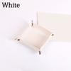 Office Storage Appliance PU Leather Storage Tray Desktop Storage Home Decoration