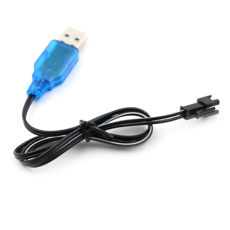3.7V Black Usb Charger Adapter Cable For Remote Control Car Helicopter