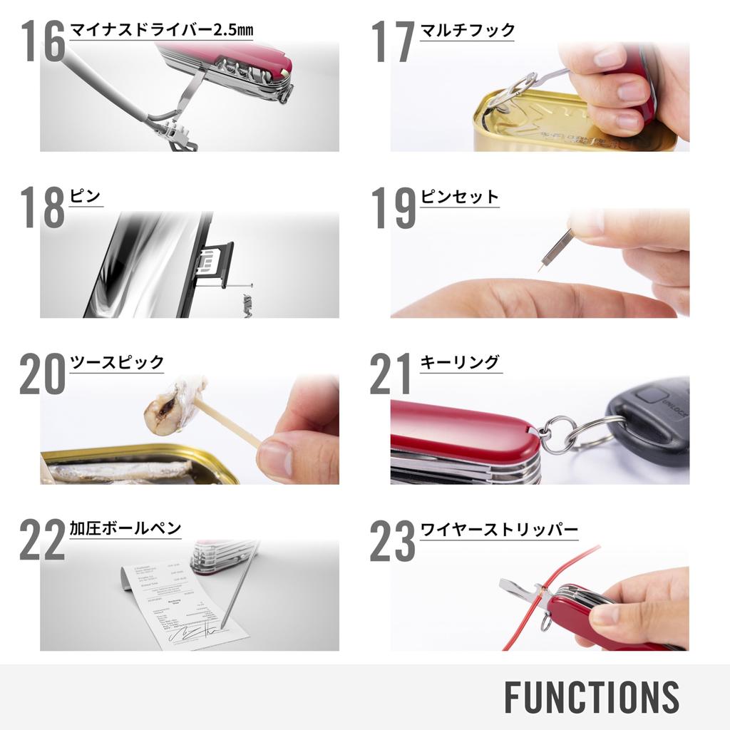 Victorinox Аварийный инструмент Huntman Light со свистком Многофункциональный нож Товары для предотвращения стихийных бедствий Светящийся светодиодный фонарь Альпинизм Пеший туризм Кемпинг