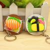New Japanese Restaurant Sushi Salmon Simulation Food Keychain Pendant Creative Gift