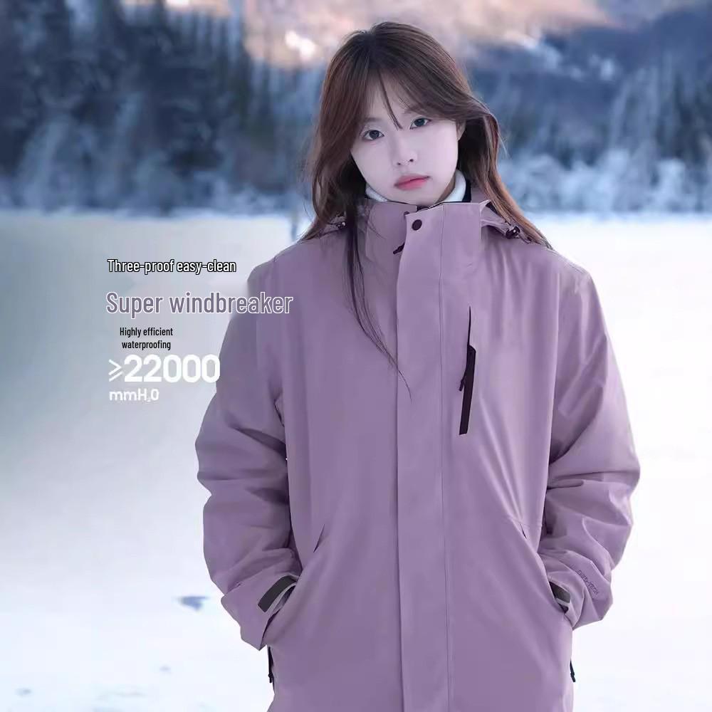 Женская куртка 3-в-1 Camel, ветрозащитная, водонепроницаемая, для альпинизма, на раннюю весну