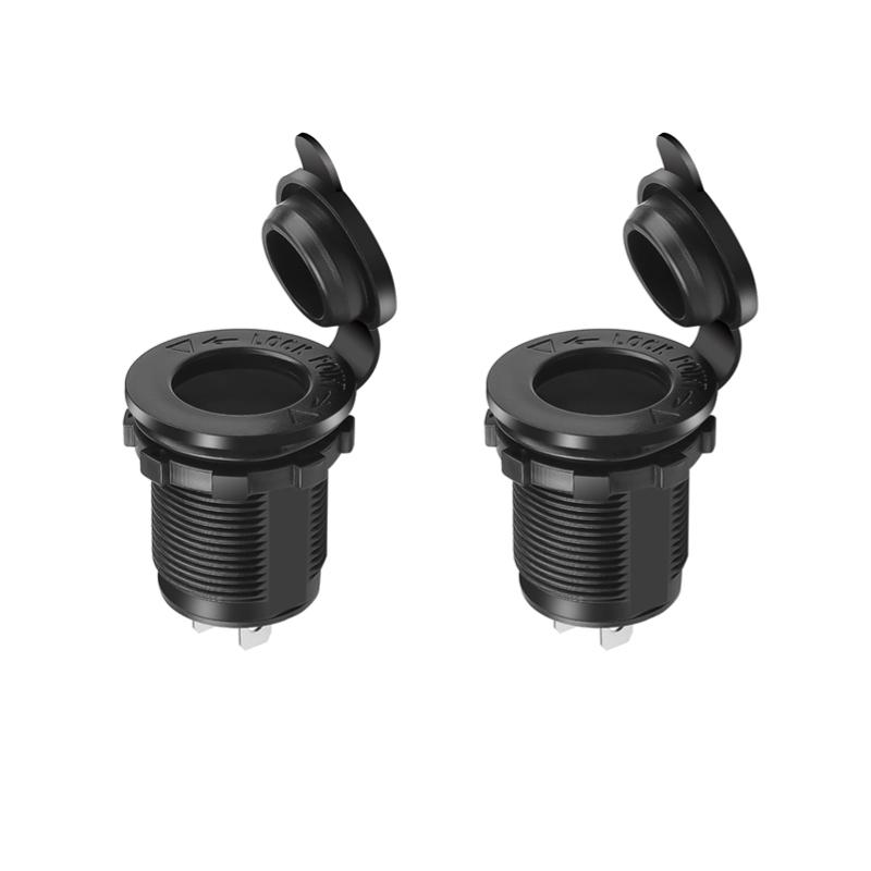 1-10 шт. 12 В автомобильная розетка с гнездом для зарядки, водонепроницаемый адаптер для зарядки для автомобиля, лодки, мотоцикла, трактора, розетка