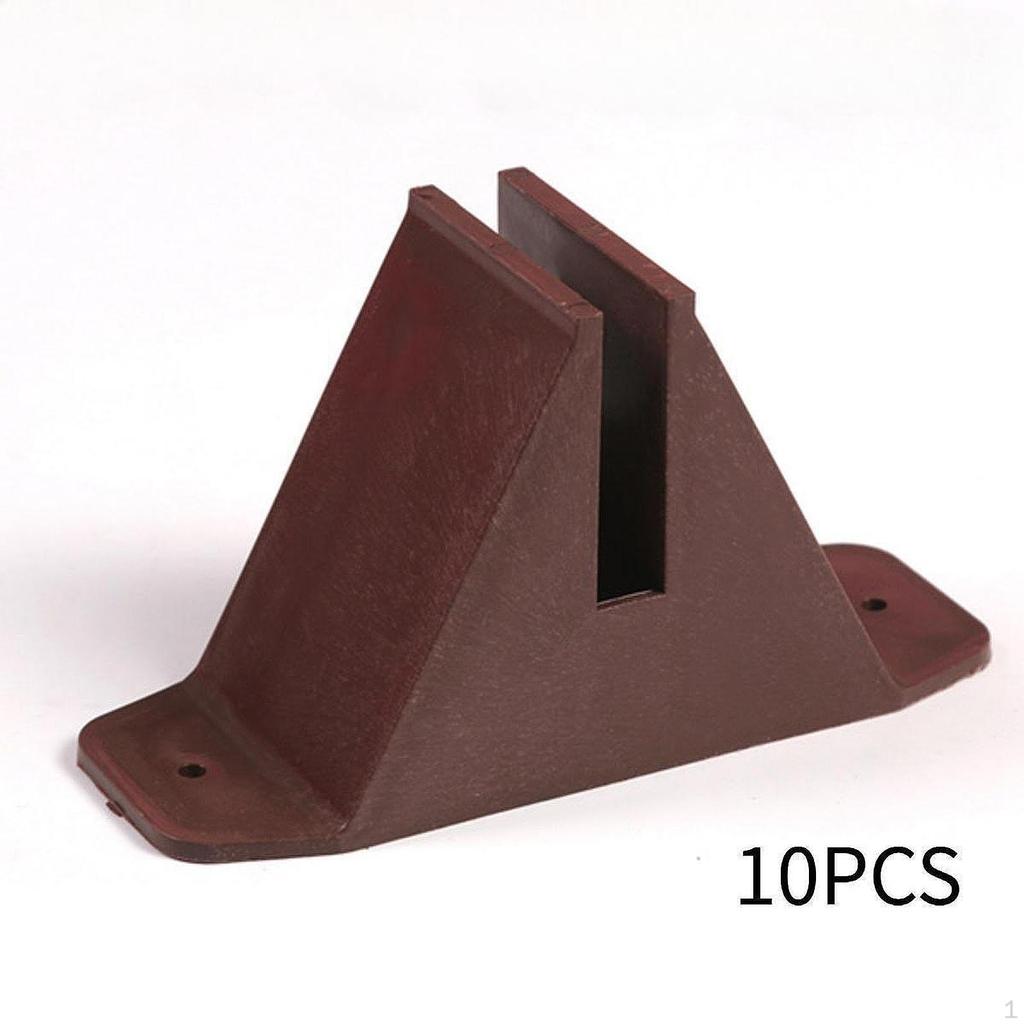 10 шт. опора для ограждения для собак, садовая подставка для ворот для домашних животных