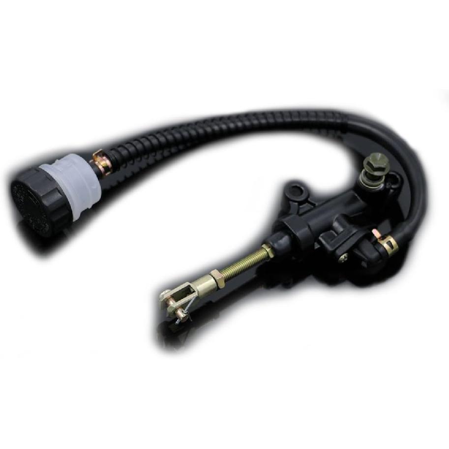 Motorcycle Rear Foot Brake Master Hydraulic Cylinder Pump with Reservoir for Yamaha TZR250 FZR250 YZF R1 R6 1998 1999 2000 2001 2002 2003 2004 2005