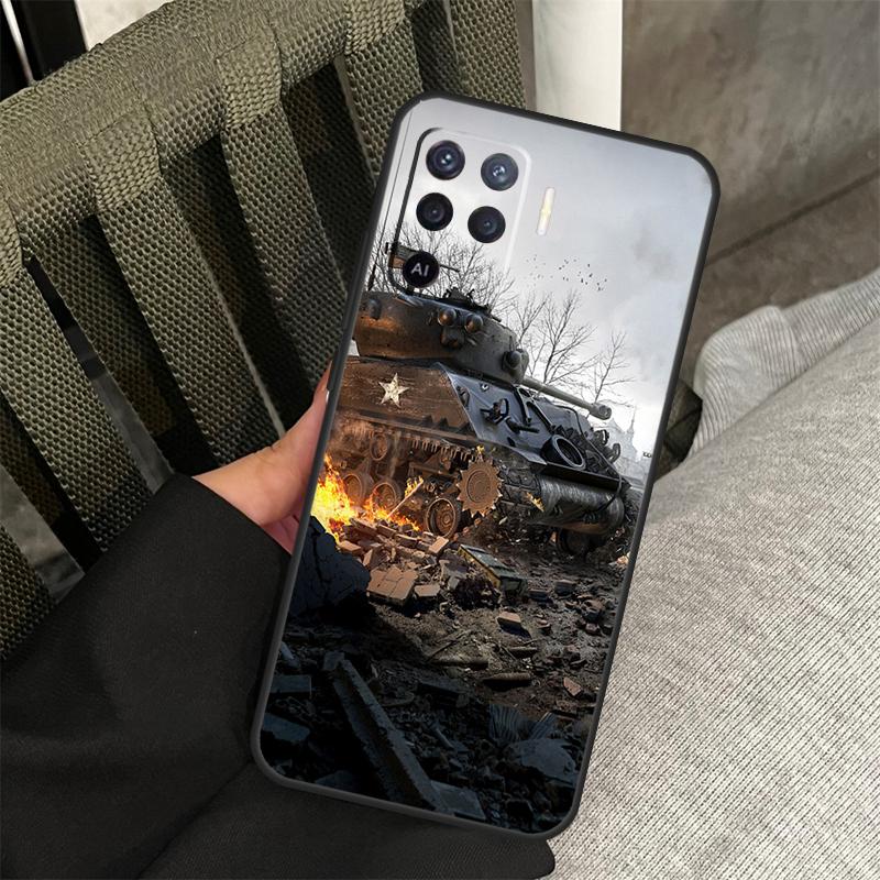 Кейс World Of Tanks для OPPO A78 A77 A17 A15 A52 A72 A91 A93 A5 A9 A54 A74 A94 A53s A54s A57s A16 A76 A96