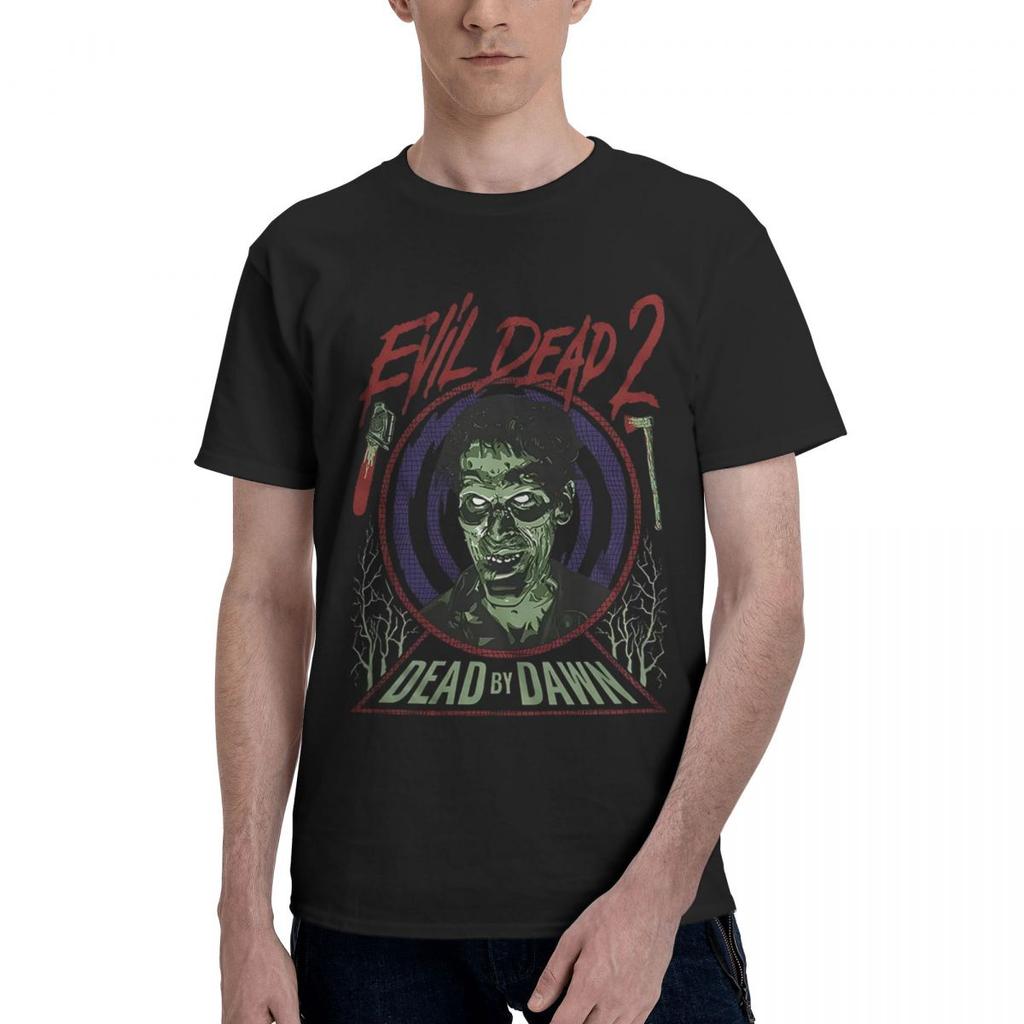 Evil Dead Ash Movie 100 Cotton Casual Breathable Confortable Tops Funny Mens TShirts T Shirt Men