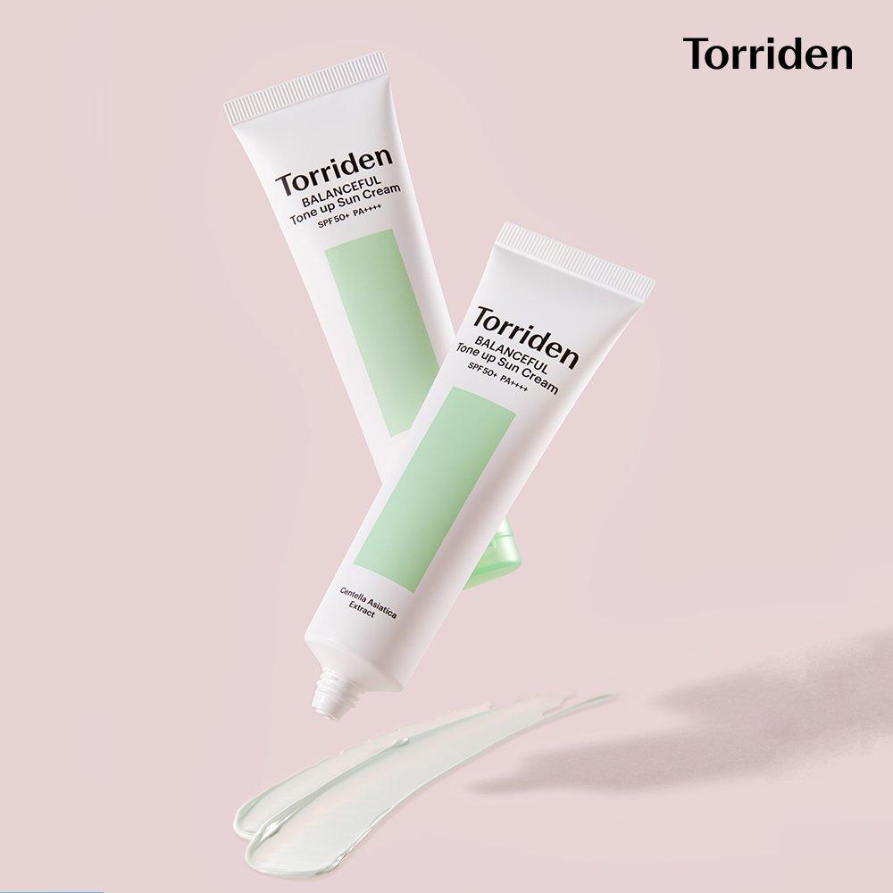 TORRIDEN Солнцезащитный крем Balanceful Cica Tone-Up 60 мл, 2 шт.