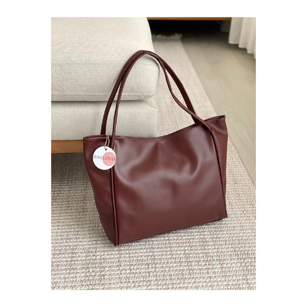 Large Size Soft Leather Women's Bag