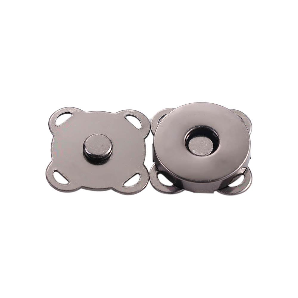 Creative Silvery For Bag,Wallet,Notebook Making Metal Clasp Closures Sewing Buttons Snaps DIY Accessories Adsorption Buckle