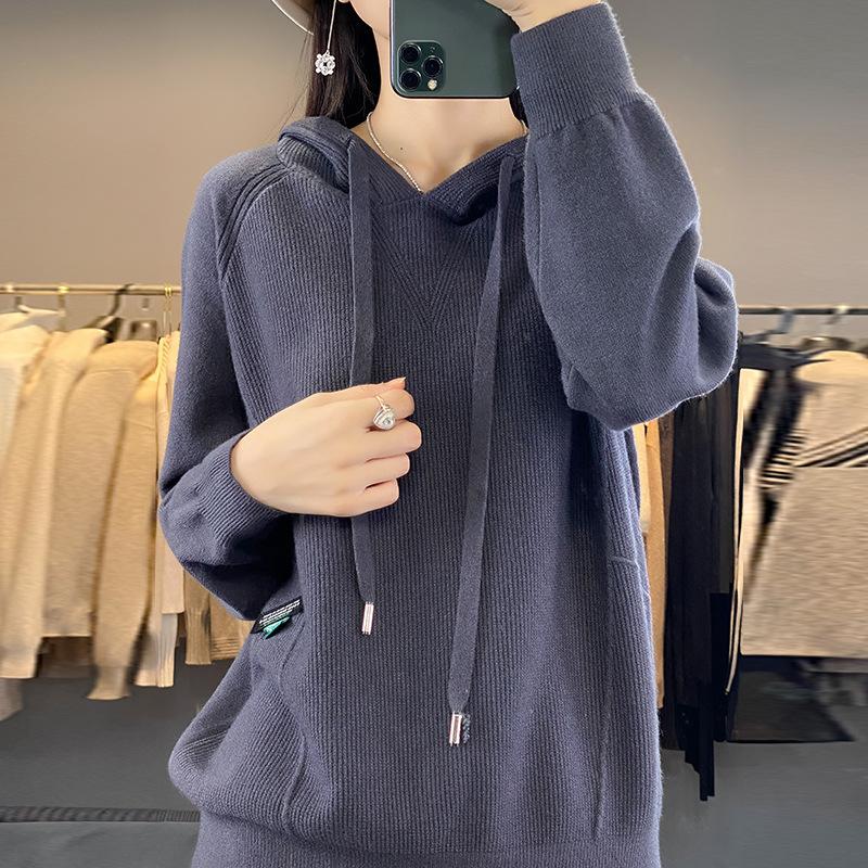 Autumn New Hooded Sweater Women's Pullover Hoodie Casual Fashion Sweater Jacket Bottoming Shirt
