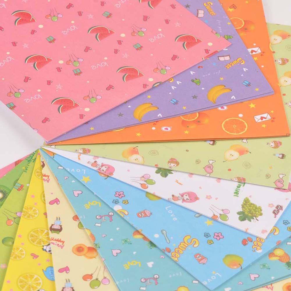 Cartoon Square Scrapbooking Decorative Handmade Folding Paper Kids Origami DIY Making Paper Crafts