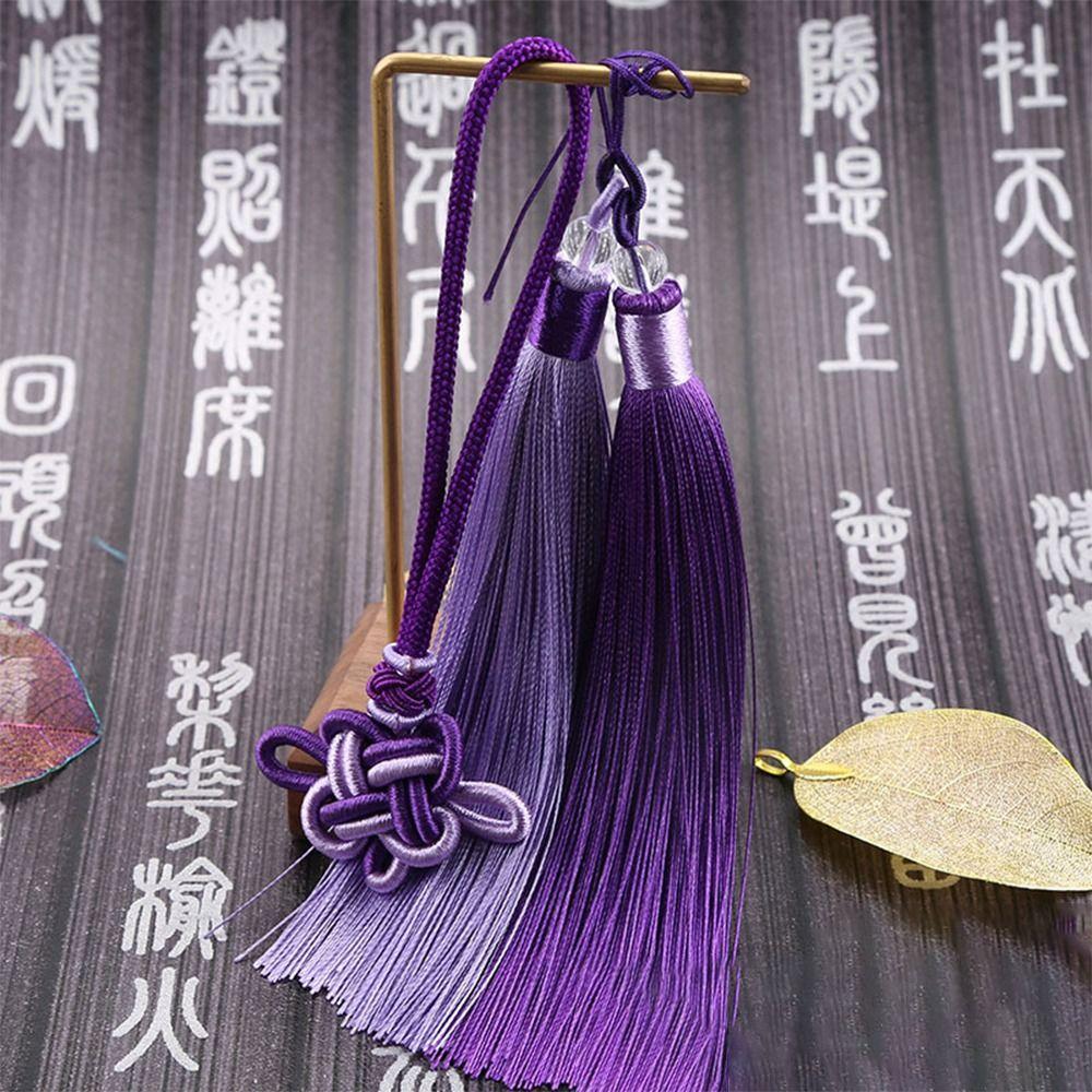 Полиэстер двусторонний китайский узел кисточка ювелирные изделия ручной работы автомобильная сумка висит