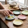 2-in-1 Round Vegetable Grinding Tool Glazed Hand Grinder Masher Ceramic Ginger Grater  Restaurant
