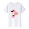 Disney Cartoon Men Tops Family Mickey Mouse Women T Shirt Dad Mom Son Daughter Clothing Fashion Bro Sis Summer Family T-shirts