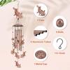 Yousheng Animal Wind Chime металлический ветровый колокольчик для собак или кошек, подвесной ветровый колокольчик для улицы, дома, комнаты, балкона, сада, декор