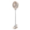 Oscillating Desk Clip On Fan Telescopic 4 Speeds Quiet USB Rechargeable Portable Small Stand Fan