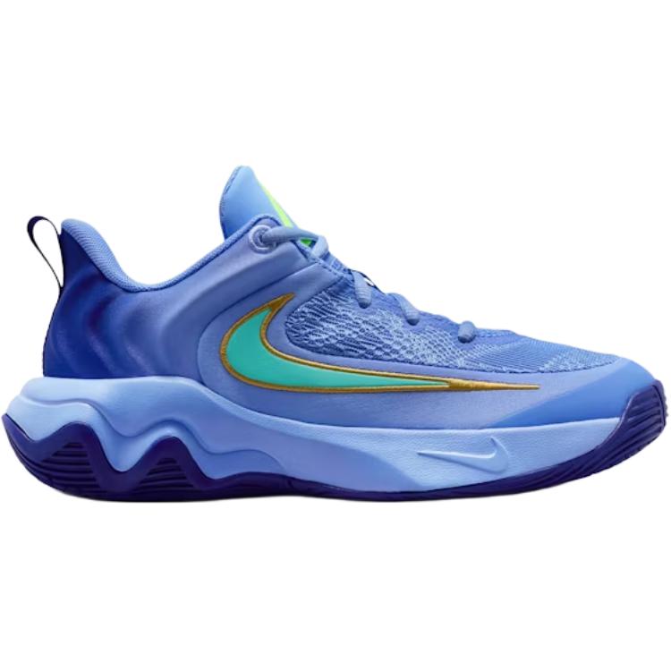 Nike Детские баскетбольные кроссовки Giannis Immortality 4 Royal Pulse Deep Royal Volt Hyper Turquoise IH7664-400