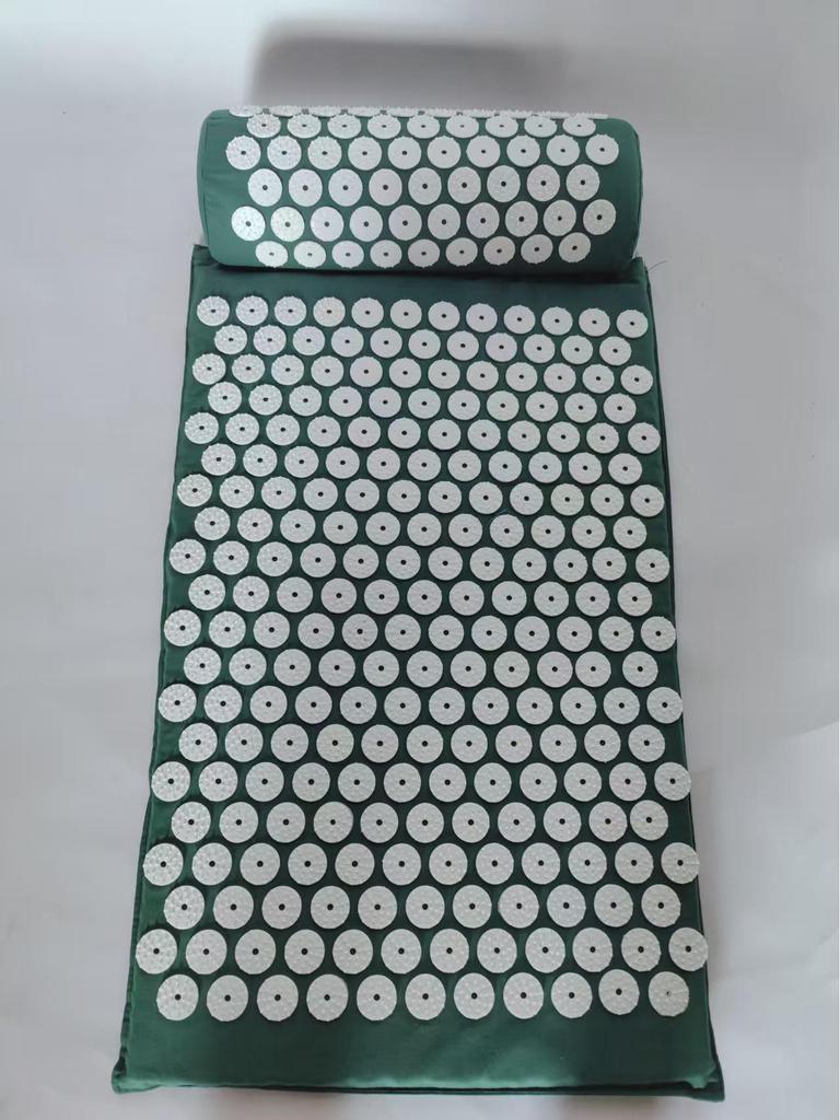 Acupressure Yoga Mat & Pillow Set for Massage & Therapy