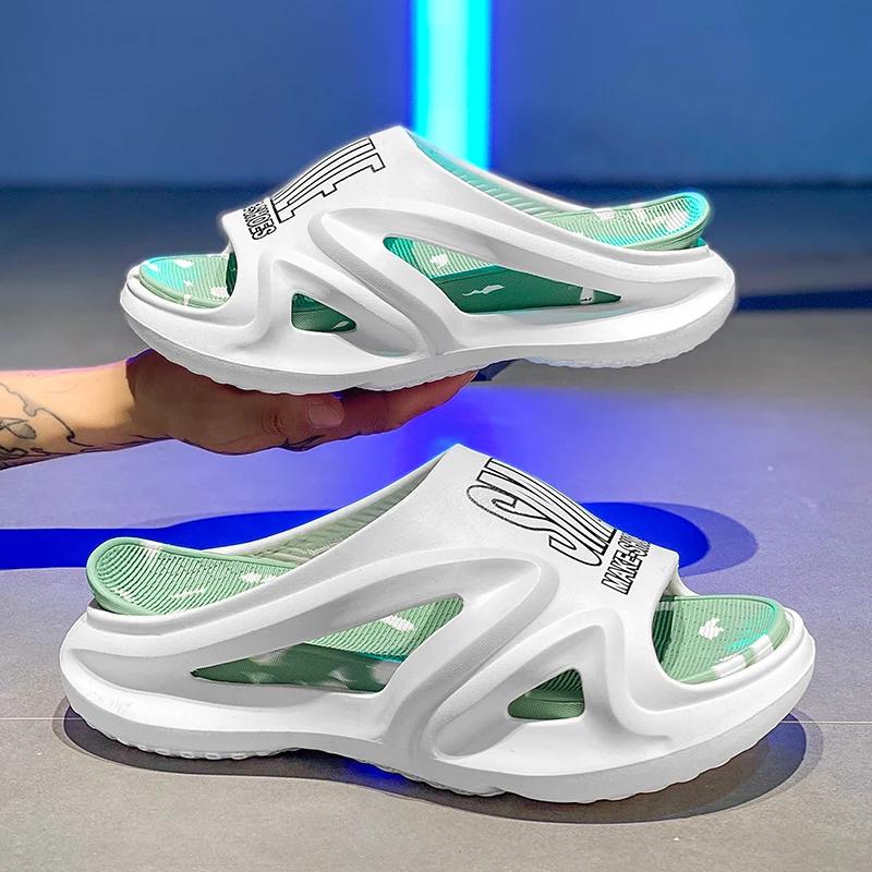 Тапочки женские роскошные 2024 женские шлепанцы для отдыха на платформе женские кожаные сандалии для вождения обувь женская летняя обувь теннис