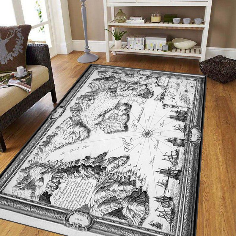 Ковер с навигационной картой древнего мира для гостиной, мягкий фланелевой коврик для спальни, противоскользящий коврик для ванной комнаты, детский игровой коврик