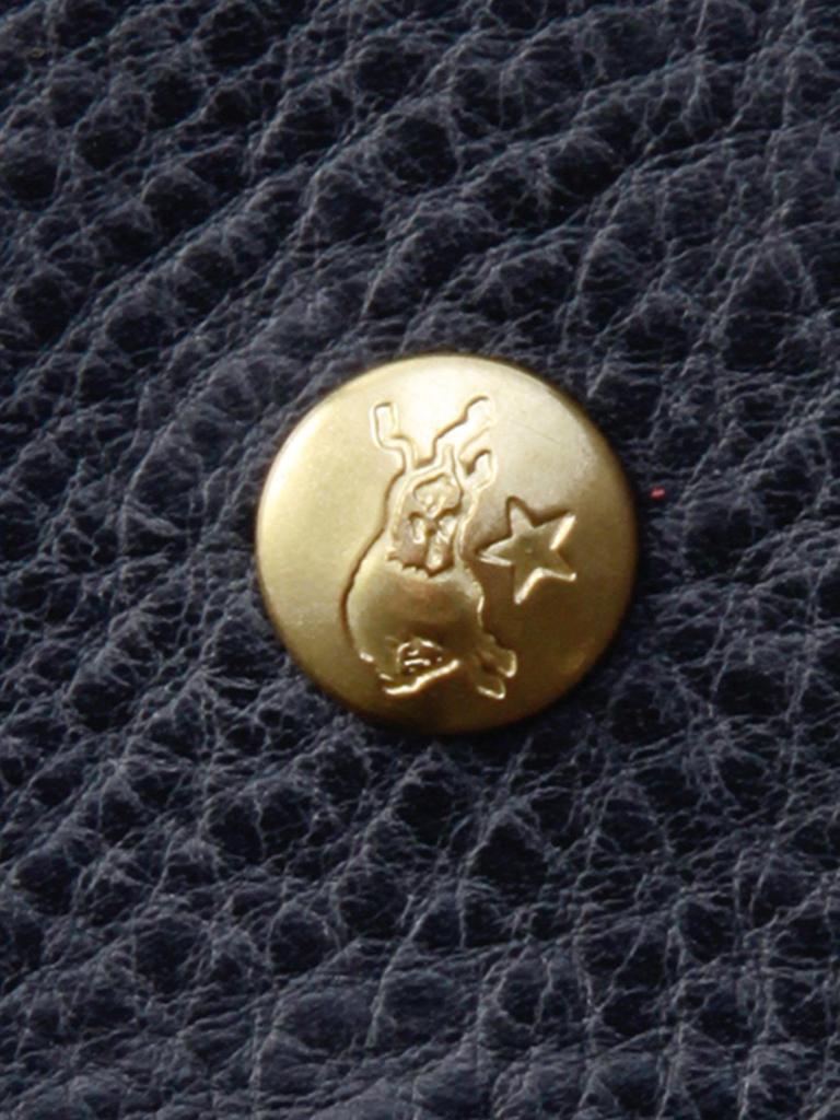 Кошелек IL BISONTE, Унисекс, Коровья кожа, Темно-коричневый