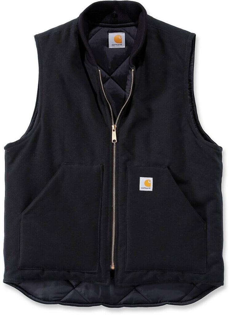 Куртка Carhartt Duck Vest Arctic Quilt Lined (106676) Insulated Rib Collar Vest (106676) black