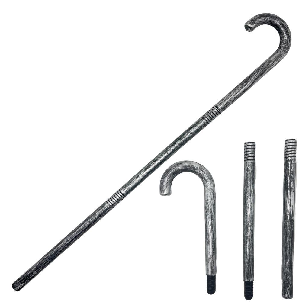 Role Play Halloween Scepter Plastic Cosplay Walking Stick Men Male Kids Costume Cane Masquerade