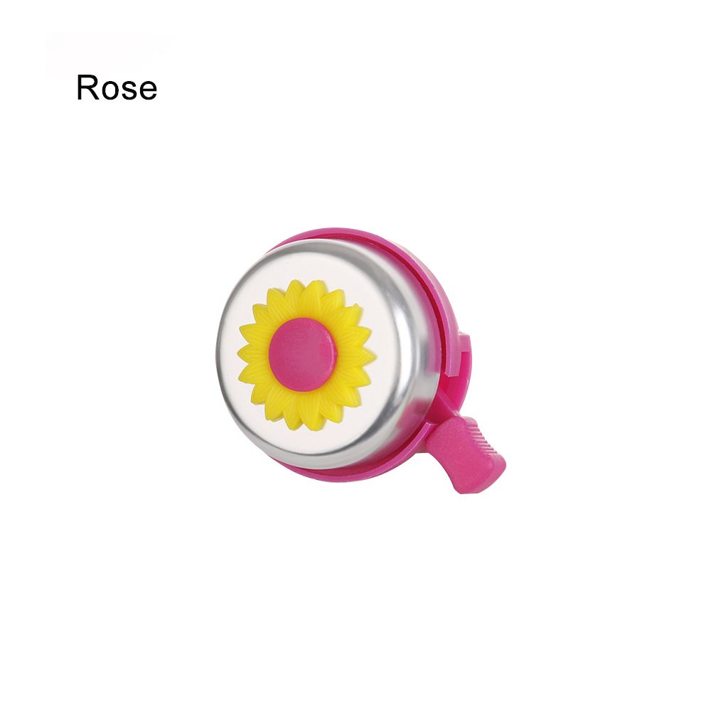 Flower Multi-color Horn Sound Alarm Safety Bike Bell Outdoor Protective Cycling Bicycle Handlebar