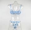 Sexy Embroidered See-Through Lingerie Set - European & American Style