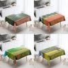 Flower Plant Tablecloth Natural Scenery Anti-Stain Waterproof Rectangular Kitchen Dining Table Home Decoration