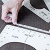 4 шт. направляющая для разметки футболок, инструмент для выравнивания футболок, линейка для выравнивания футболок с таблицей размеров одежды для взрослых, молодежи, малышей, младенцев