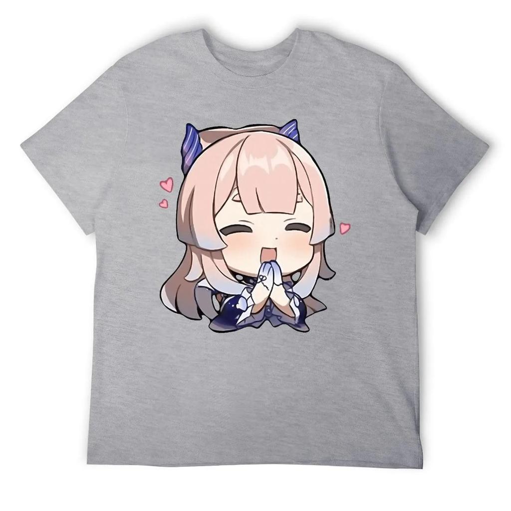 Sangonomiya Kokomi Genshin Impact Pray Tees Vintage T-shirt Harajuku Sports Graphic Aactivity Competition USA Size