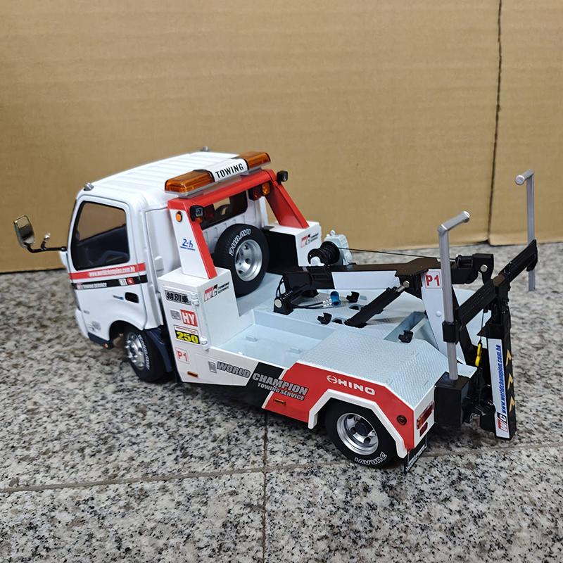 1/18 Tiny Shadow Hino 300 Wei Chuan Трейлер Модель Легкосплавный Автомобиль Модель Коллекция и Оценка