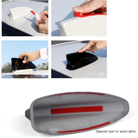CKE Compatible With Honda Civic 2026 2025 2024 Compatible With Acura Integra 2026 2025 2024 Accessories Car Shark Fin Antenna Topper Roof Aerial