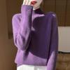 Women Sweater 100% Wool TIDENOVEL Turtleneck Knit Pullover Thick Winter Jumpers Female Knit Tops