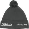 Шапка бини с помпоном Titleist Tour, мужская, угольная