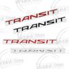 DUSP4 For Ford Transit Custom Tourneo MK7 MK8 Tuning Logo Lettering Metal Badge Stickers Car Rear Trunk Body Emblem Auto Accessories