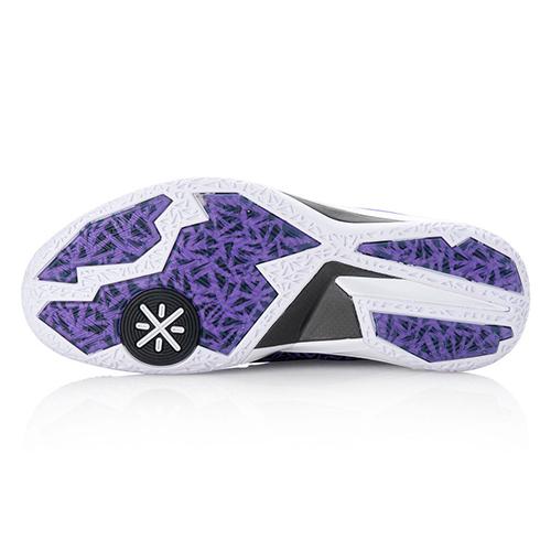 Li Ning WOW 4 Way Of Wade 4 LYFE Нескользящие Легкие Средние Баскетбольные Кроссовки Мужские Фиолетово-Черные ABAL035-9