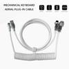 Mechanical Keyboard Coiled Cable Wire Type C USB Cable Computer Aviation Connector Mechanical Keyboard Aviator Charging Cord