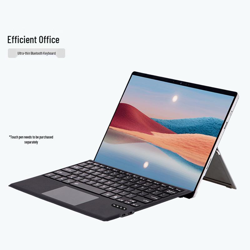 Магнитная съемная тонкая Bluetooth-клавиатура с тачпадом для Microsoft Surface Pro 3-7