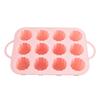 Silicone Muffin Pans For Baking With Metal Reinforced Frame, 12 Cups Regular Size Nonstick Silicone Cupcake Pan