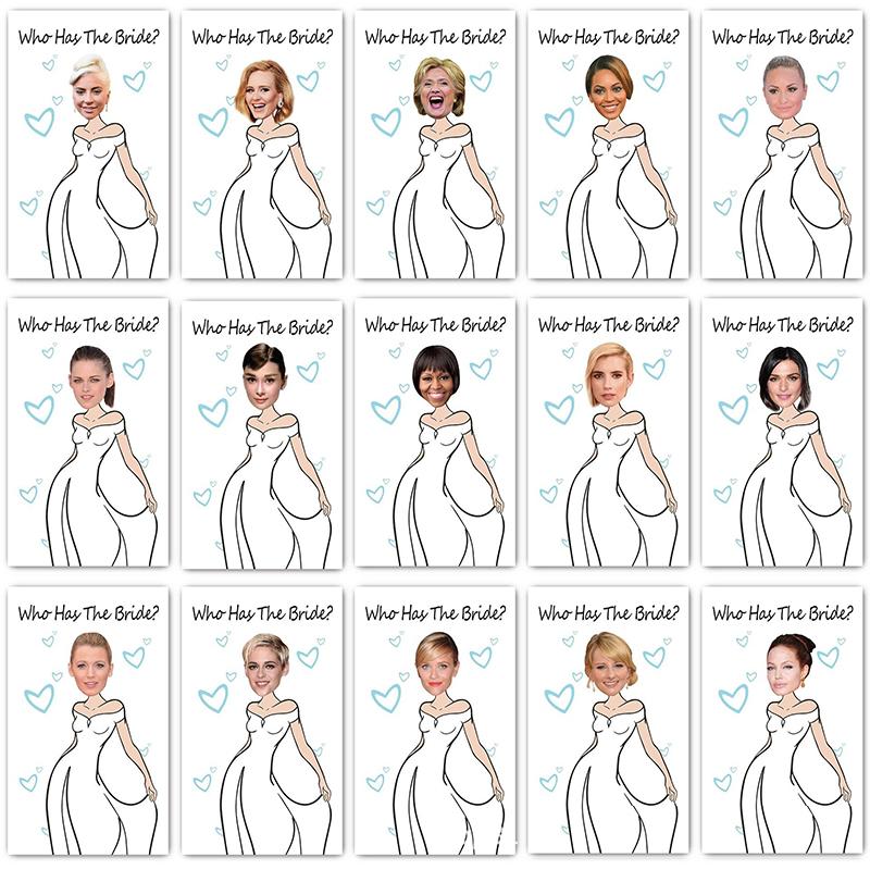 Игры для девичника - У кого невеста Скретч-карты Знаменитости Билеты Смешные идеи для игр на девичнике