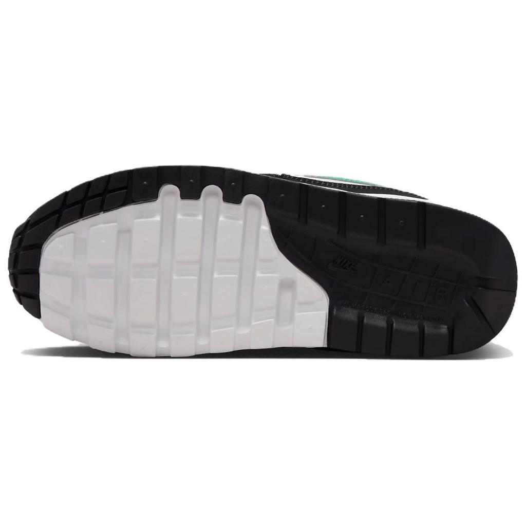 Nike Air Max 1 GS Black Stadium Green Kids Sneakers White Pure-Platinum DZ3307-108